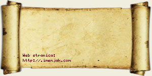 Jakov Pejčić vizit kartica